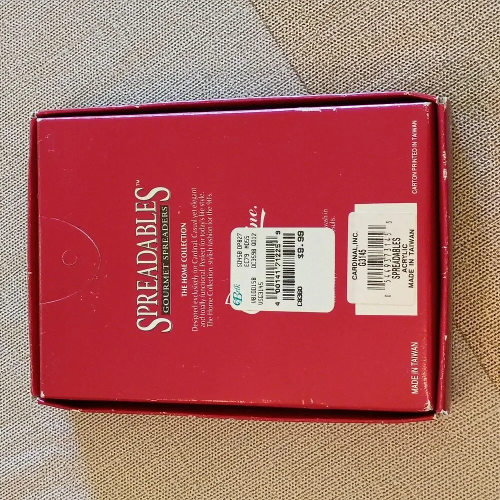 Spreadables Gourmet Spreaders Set of 4 Stainless Steel Cheese Spread Knives